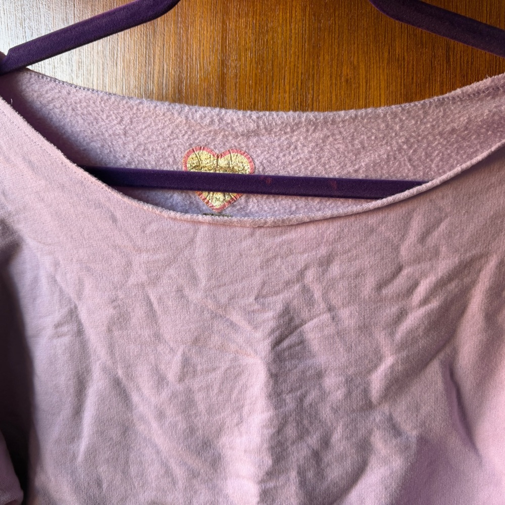 LoveShackFancy x Beach Riot Jennifer Sweatshirt cropped